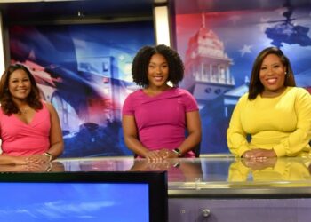 first all-Black all-female news anchor team, Jasmin, Caldwell, Taheshah, Moise, Ashley, Carter, KCEN, Texas