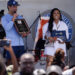 Trina, Rapper, Key to Miami, First Annual, Trina Day, Liberty City, Mayor, Francis Suarez, Plaque, Late Mother, Vanessa Taylor, Miami-Dade County, Key, Commissioner, Keon Hardemon.