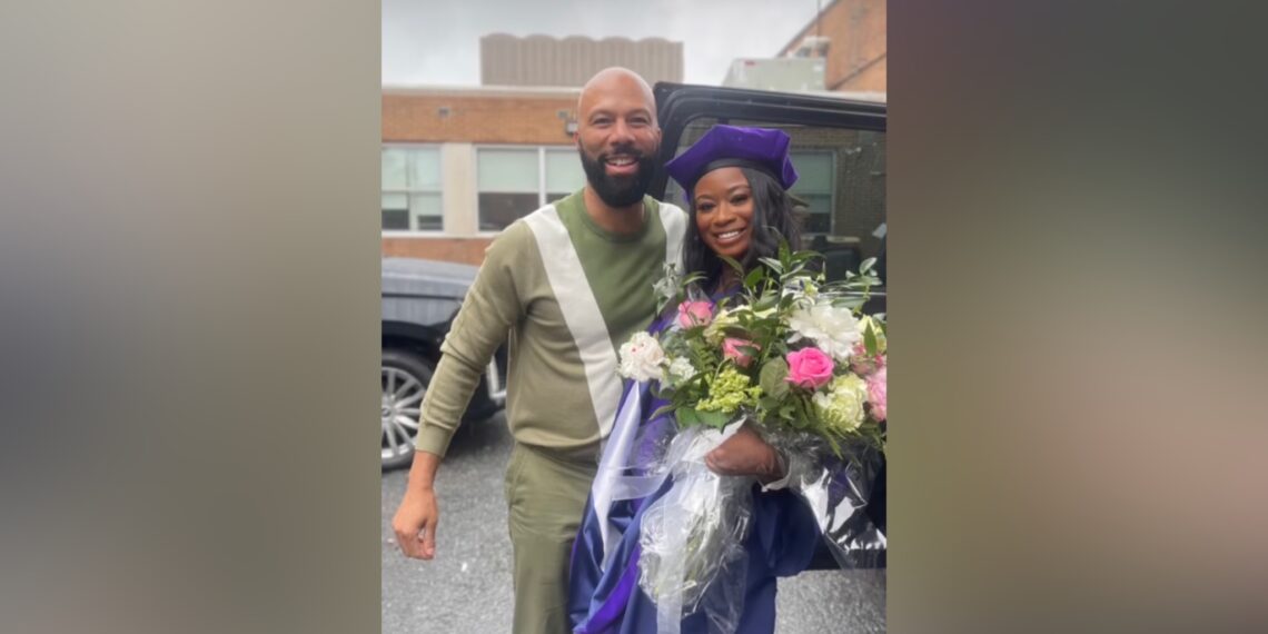 Common, Rapper, Daughter, Omoye Lynn, Graduate, Howard University, Law School, Commencement, Ceremony, HBCU.