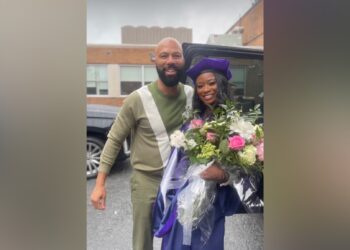 Common, Rapper, Daughter, Omoye Lynn, Graduate, Howard University, Law School, Commencement, Ceremony, HBCU.