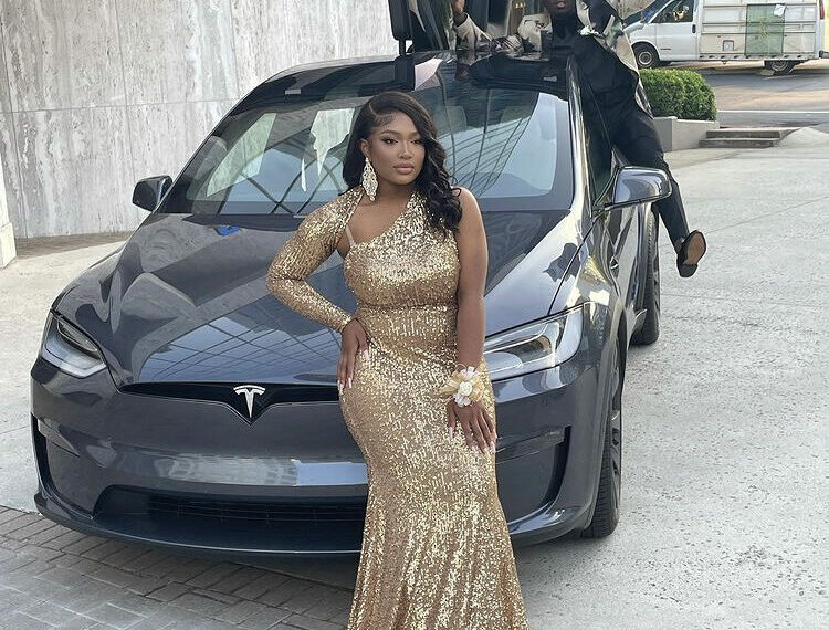 Lil Scrappy Erica Dixon oldest daughter teen Emani Richardson prom pictures Instagram posts photos