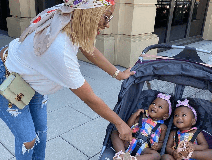 Erica Dixon and twins
