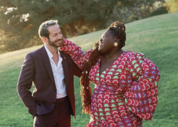 Gabourey Sidibe Brandon Frankel Brides cover story wedding-style photoshoot