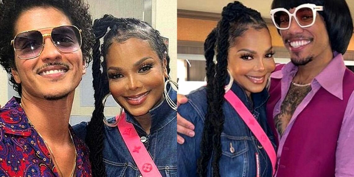 Janet Jackson Bruno Mars Anderson Paak Las Vegas residency show Silk Sonic backstage