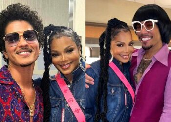 Janet Jackson Bruno Mars Anderson Paak Las Vegas residency show Silk Sonic backstage