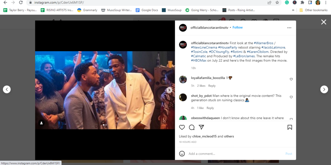 Calmatic, House party, film, 1990, HBO Max, LeBron, James, Tosin, Cole, Jacob, Latimore, Karen, Obilom, DC Young Fly, comedian