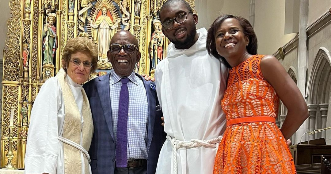 Al Roker, Nick Roker, Today host, church, sermon, high school graduate, college, parents, New York, St. James, Deborah Roberts