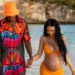 Bre Tiesi, Nick Cannon, BabyMoonin, pregnancy, Bahamas, Instagram, baby boy, model, couple, intimate, photos, Instagram