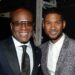 Usher, L.A. Reid, gift, success, birthday party, producer, new, convertible Porsche 911 Carrera Cabriolet, singer, car