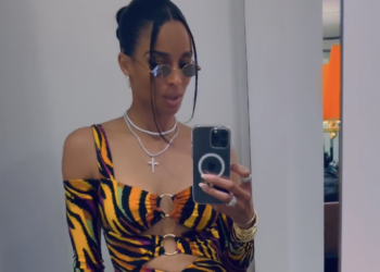 Ciara singer NFL player husband Russell Wilson Instagram selfie video social media