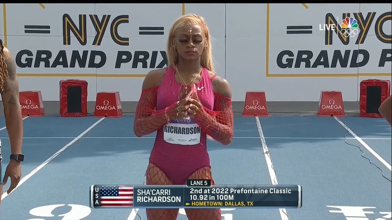 Sha'Carri Richardson Wins Women's 200m At NYC Grand Prix