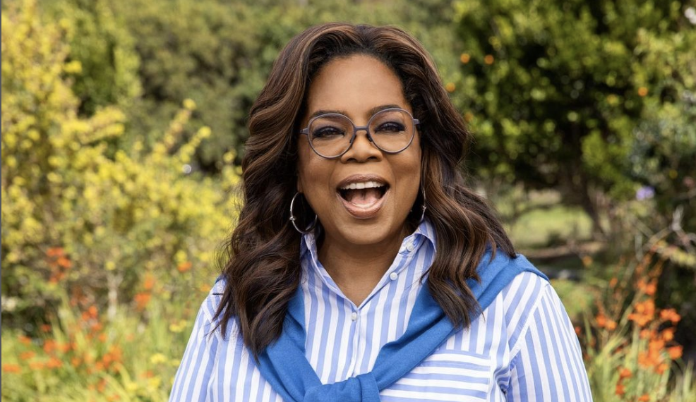 Gayle King, barber chair,Oprah Winfrey,Vernon Winfrey, celebration,father,party