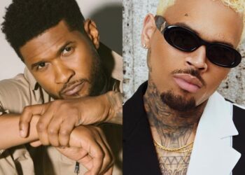 R&B singer Usher Chris Brown Verzuz battle