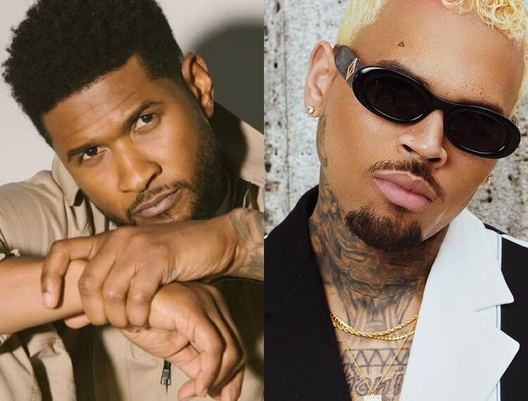 R&B singer Usher Chris Brown Verzuz battle