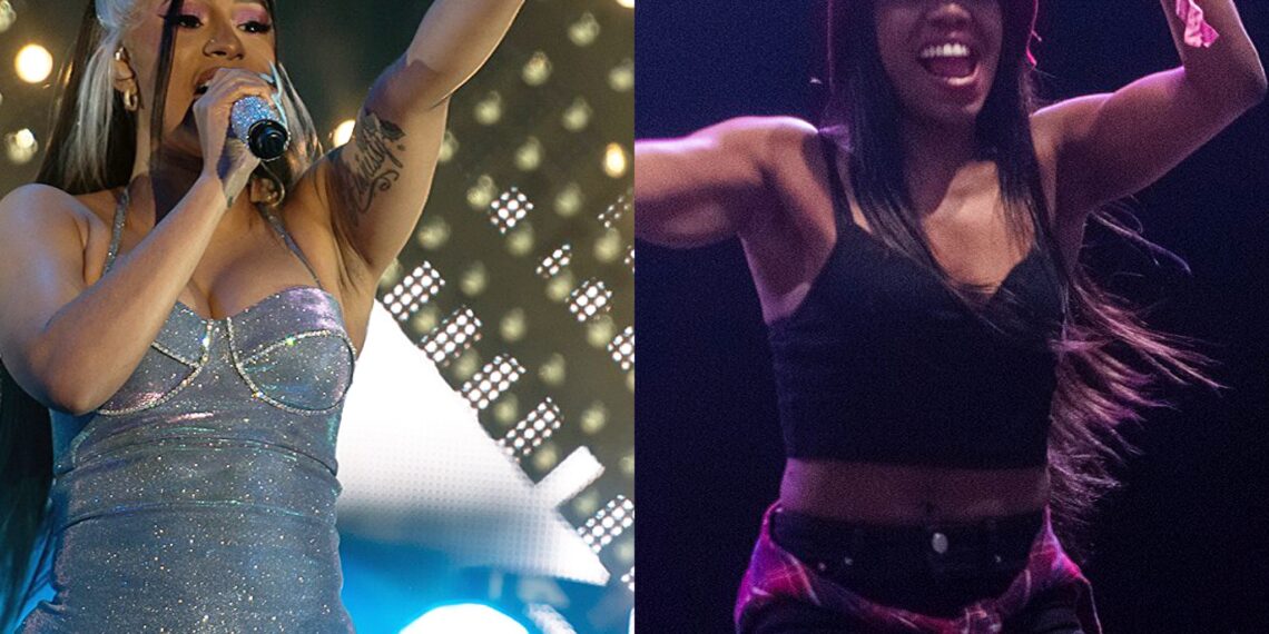 rapper Cardi B English musician Lady Leshurr Twitter exchange 2015 song Cheap A** Weave