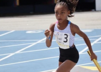 seven Texas girl Dakota White Junior Olympics record