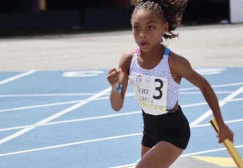 seven Texas girl Dakota White Junior Olympics record
