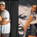 Chris Brown, Megan Thee Stallion, photo, Instagram, post, meet-and-greet, experience, singer, rapper