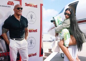 Megan Thee Stallion Dwayne The Rock Johnson pet Pardison Fontaine