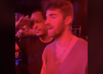 Drew Taggart, T.I., The Chainsmokers, kiss, punch, face