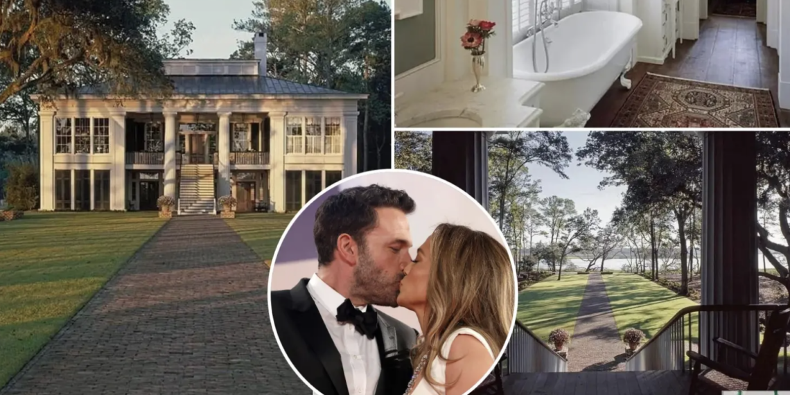 Ben Affleck,Jennifer Lopez, plantation, wedding, Georgia