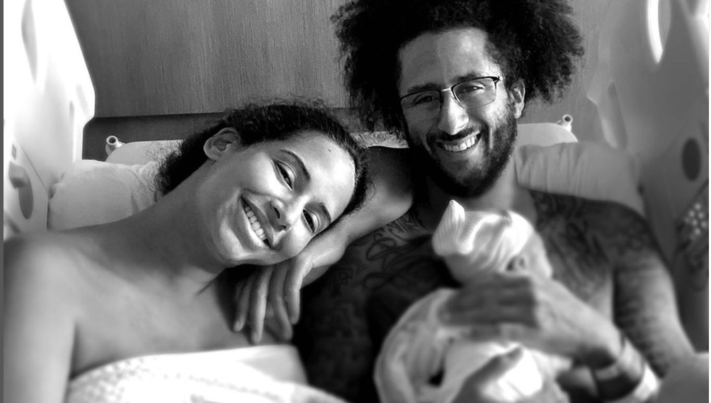 Colin Kaepernick, Nessa Diab,newborn