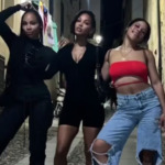 Meagan Good, La'Myia, Lexus, sisters, actress, post, Rome, Italy, wine