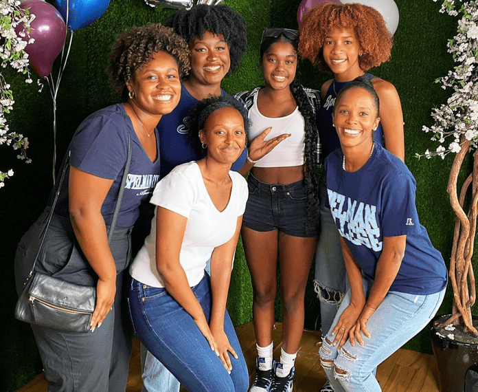 actress Angela Jolie daughter Zahara Jolie-Pitt HBCU Spelman send-off party