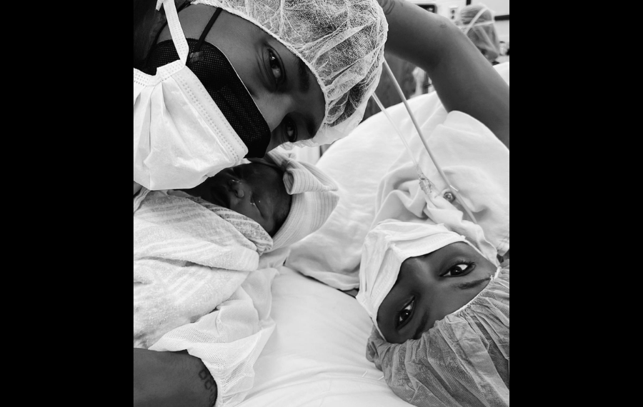 Nick Cannon, LaNisha Cole, Onyx Ice Cole Cannon, baby, girl, mother, Brittany Bell