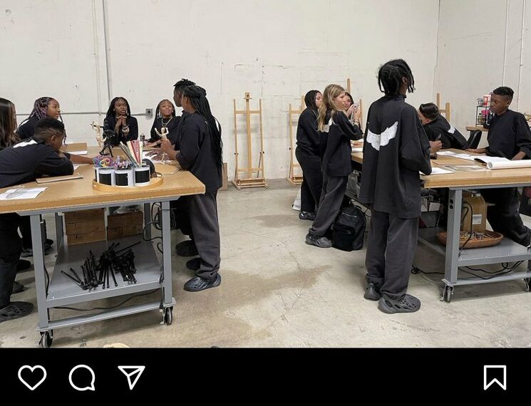 Donda Academy, Kanye West, students, school, warehouse, Twitter, people, photos