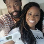 actress, maternity, Clearblue, partnership, post, Instagram, pregnant, announcement, Teyonah Parris