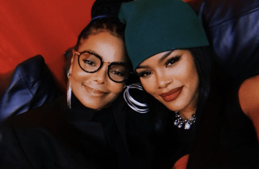 singer Janet Jackson Teyana Taylor surprise visit London tour