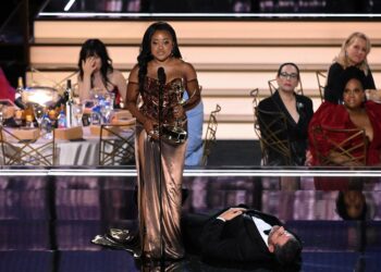 Jimmy Kimmel, Quinta Brunson, Emmy, win, award, Will Arnett, actress, host