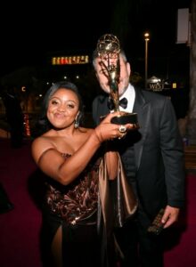 Jimmy Kimmel, Quinta Brunson, Emmy, win, award, Will Arnett, actress, host
