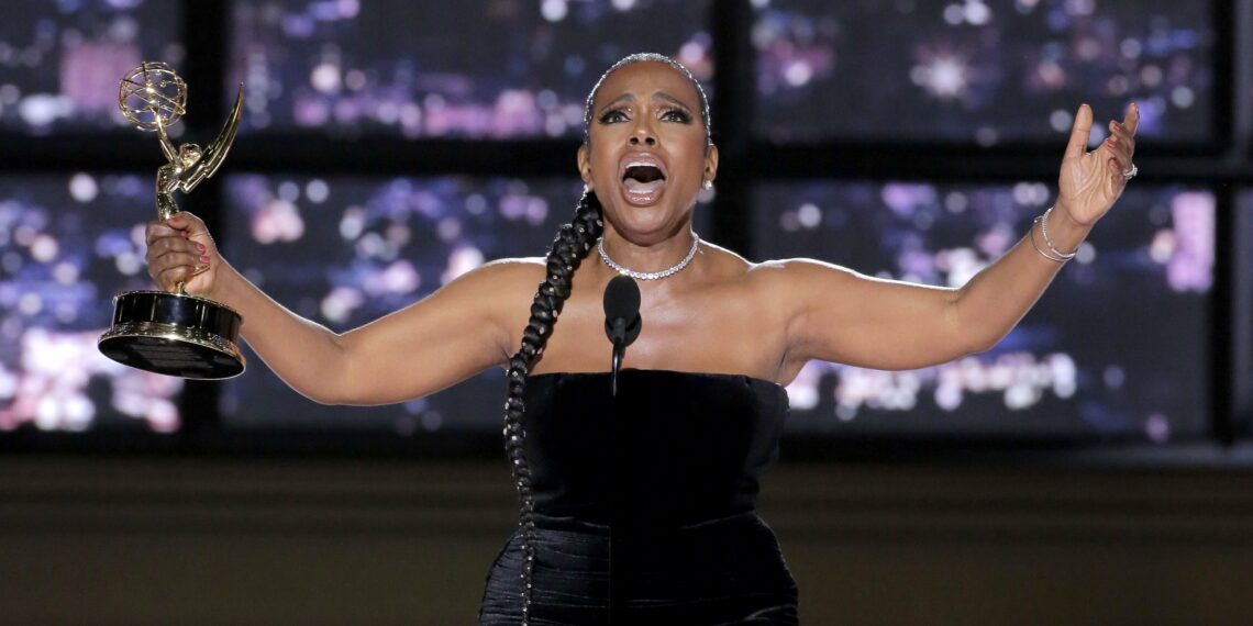 Sheryl Lee Ralph, Emmy, award, actress, Abbott Elementary, speech, comedy series, Endangered Species, song