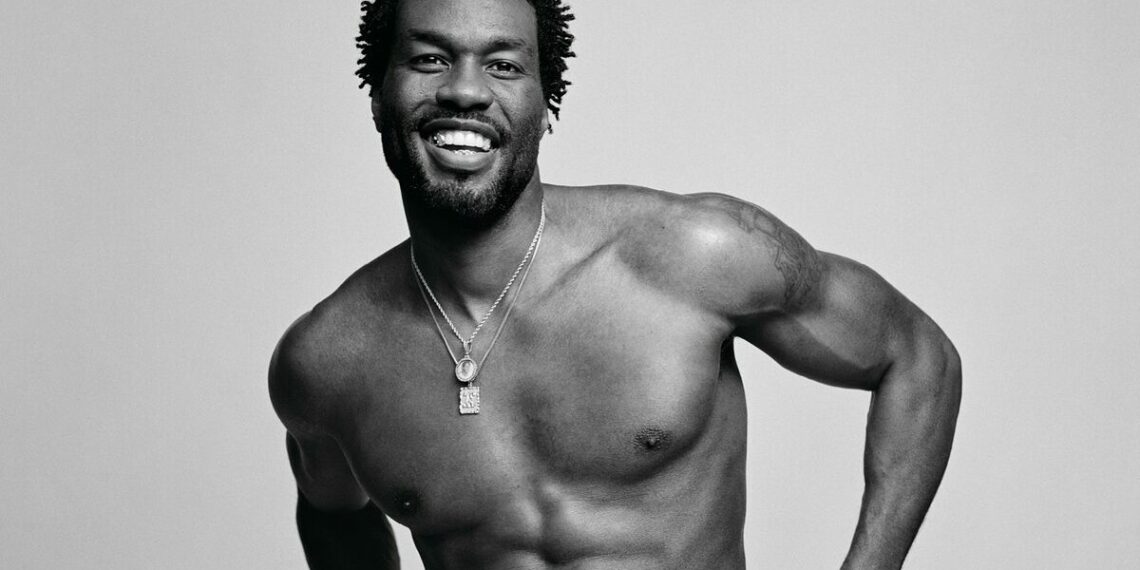 actor Yahya Abdul-Mateen II latest Fall 2022 Calvin Klein ad campaign