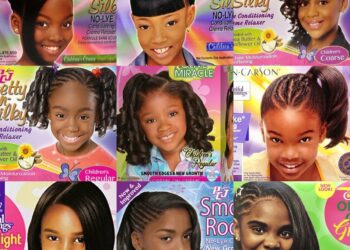child perm box models viral nostalgic Twitter post