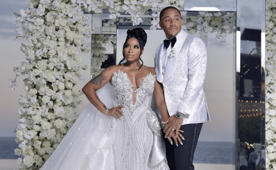 reality TV personality actress Toya Johnson beau Robert Red Rushing tied the knot extravagant star-studded ceremony