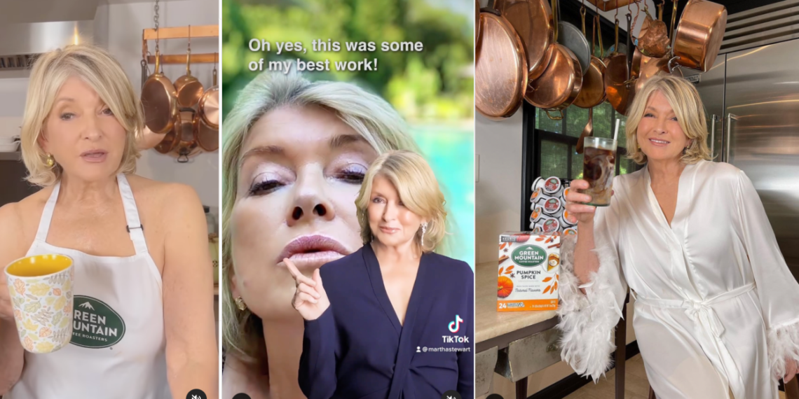 Martha Stewart, thirst trap, Snoop Dogg, Green Mountain Coffee,pumpkin spice