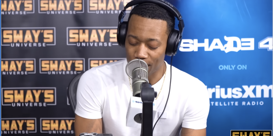 Tyler James Williams, Sway In The Morning, Heather B, freestyle,Sway Calloway, actor, Abbott Elementary,star,actor