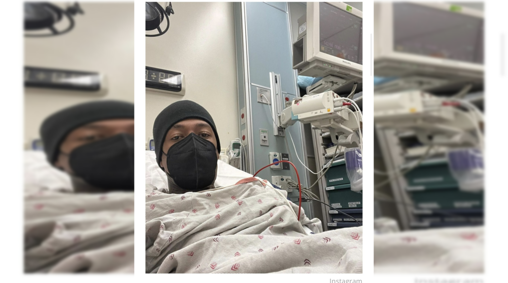 Nick Cannon, Pneumonia, Hospital