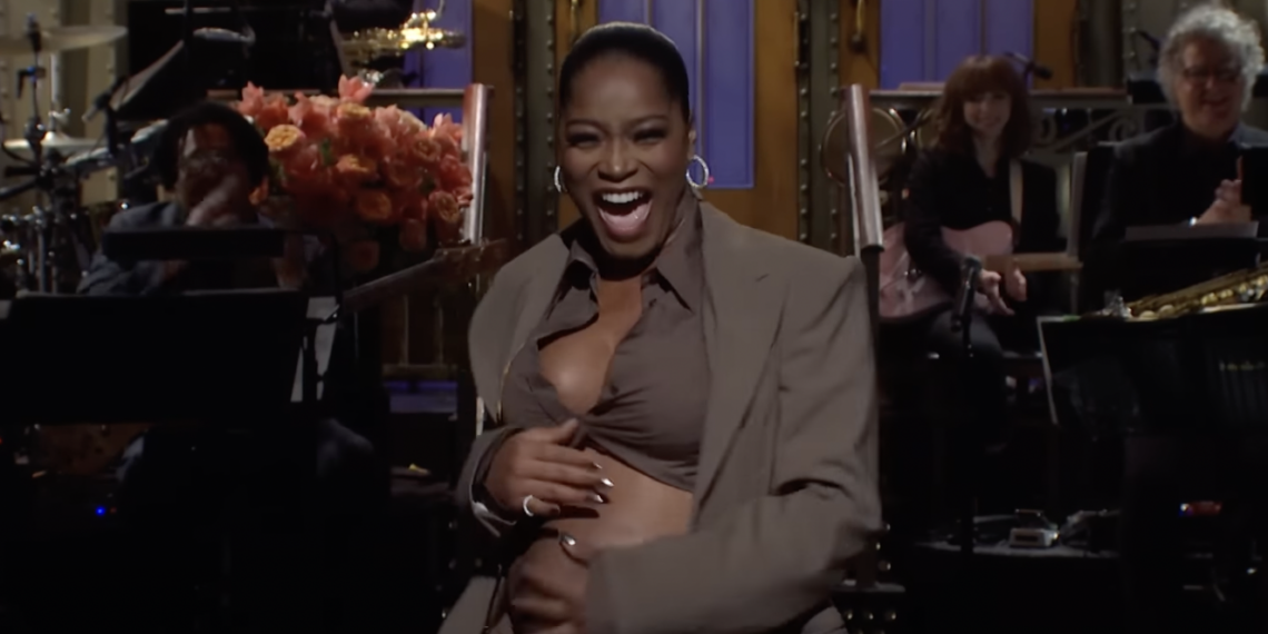 NAACP Award-winning actress Keke Palmer first pregnancy latest Saturday Night Live SNL appearance