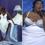 award-winning entertainer Lizzo paid homage iconic Black painting recent Saturday Night Live 'SNL' performance