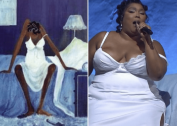 award-winning entertainer Lizzo paid homage iconic Black painting recent Saturday Night Live 'SNL' performance