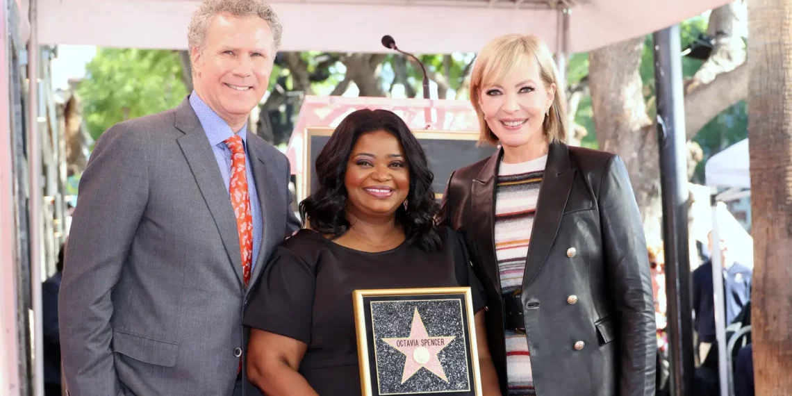 Veteran comedian Will Ferrell shut down heckler award-winning actress Octavia Spencer Hollywood star