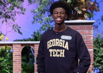Georgia Tech sophomore Quincy Howard long-running game show Wheel Of Fortune $35,750 Mini Cooper