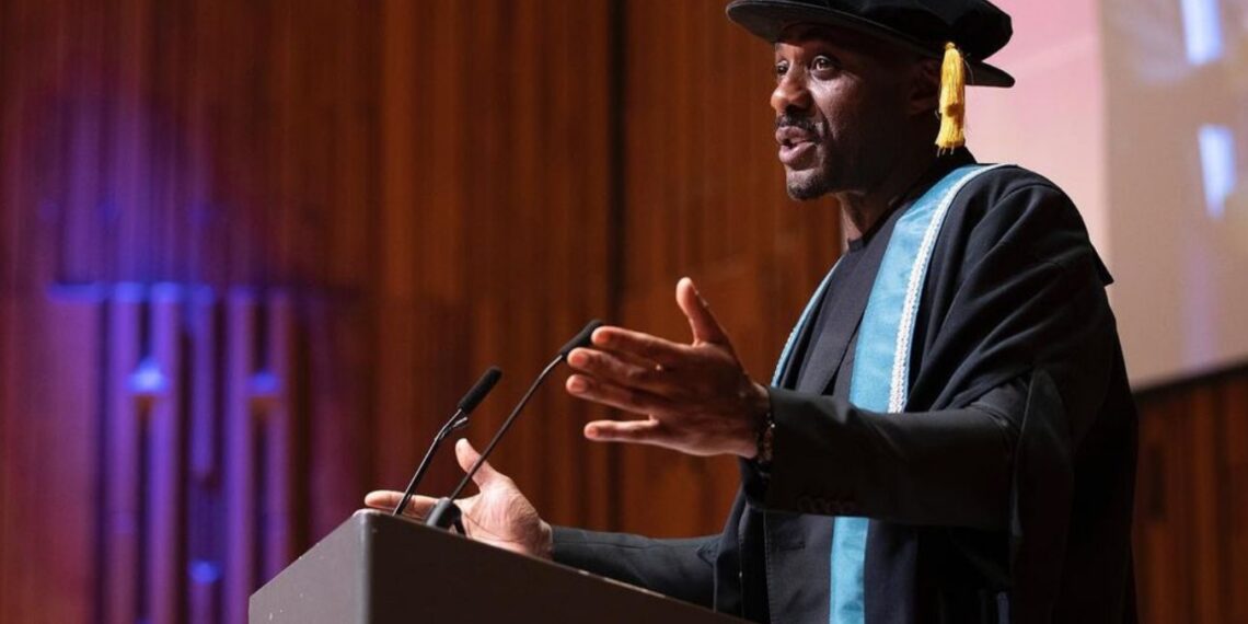 education, speech, Tinker Hatfield, Ravensbourne University, graduation, honorary doctorate, award, Idris Elba