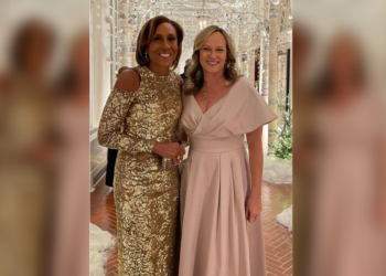 Robin, Roberts, GMA, Good Morning America, married, partner, Amber, Laign