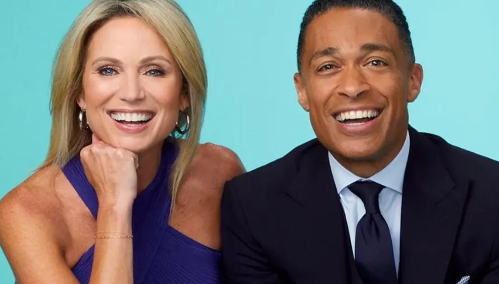 GMA, hosts, T.J., Holmes, Robach, Amy, marriage, divorce