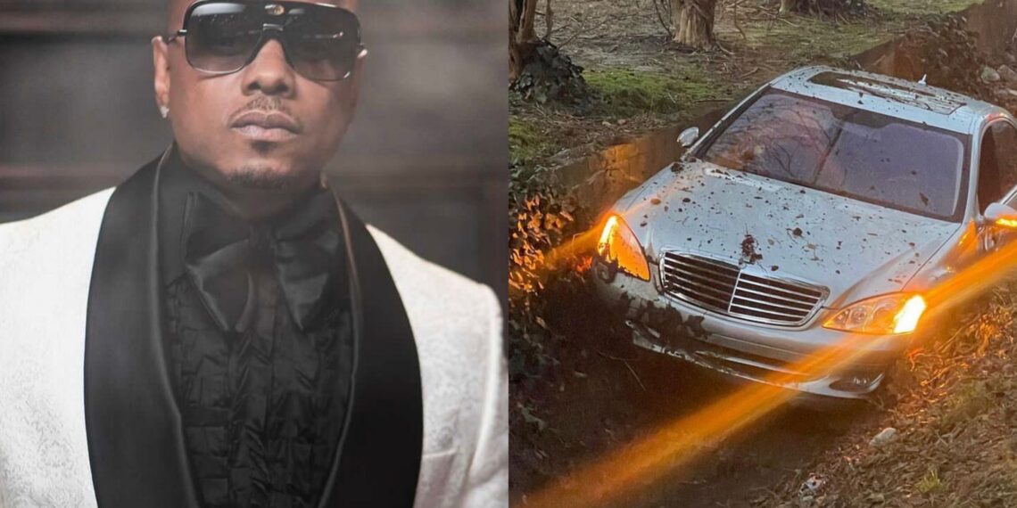 R&B crooner Donnell Jones survived driving ditch falling asleep wheel